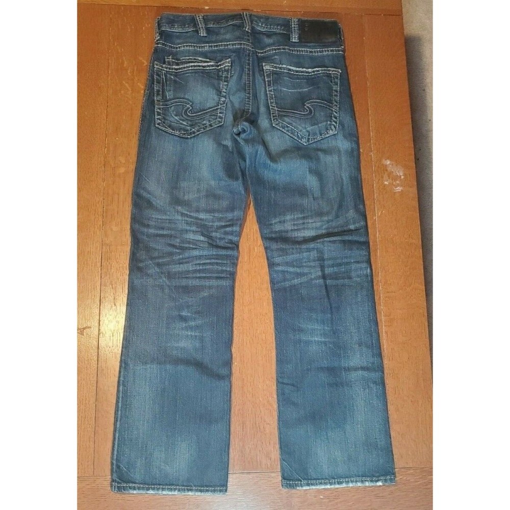 American Eagle‎ Men's Size 39X30.5 Relaxed Straight Jeans - Picture 3 of 9